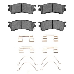 Ford Probe Brake Pads - Front - R1 Concepts - Semi Met + Hardware Kit - `93-`03